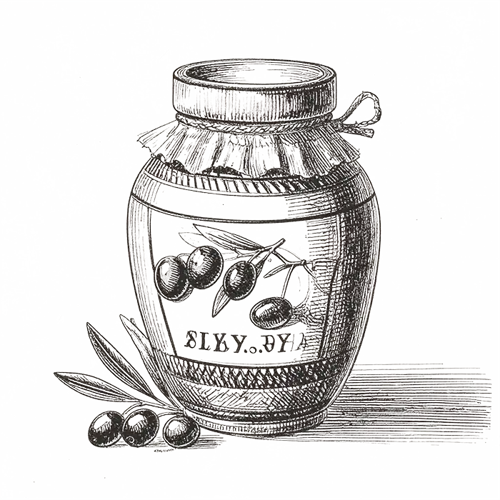 SARA Olive jar