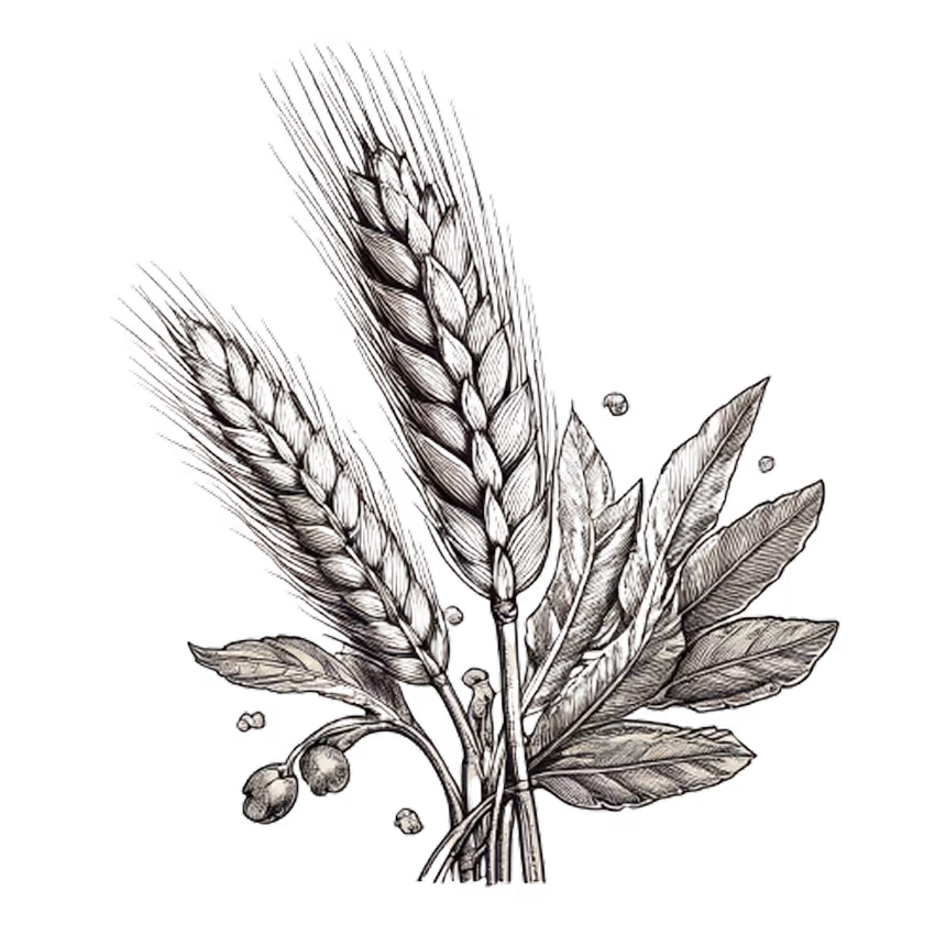 Wheat illustration