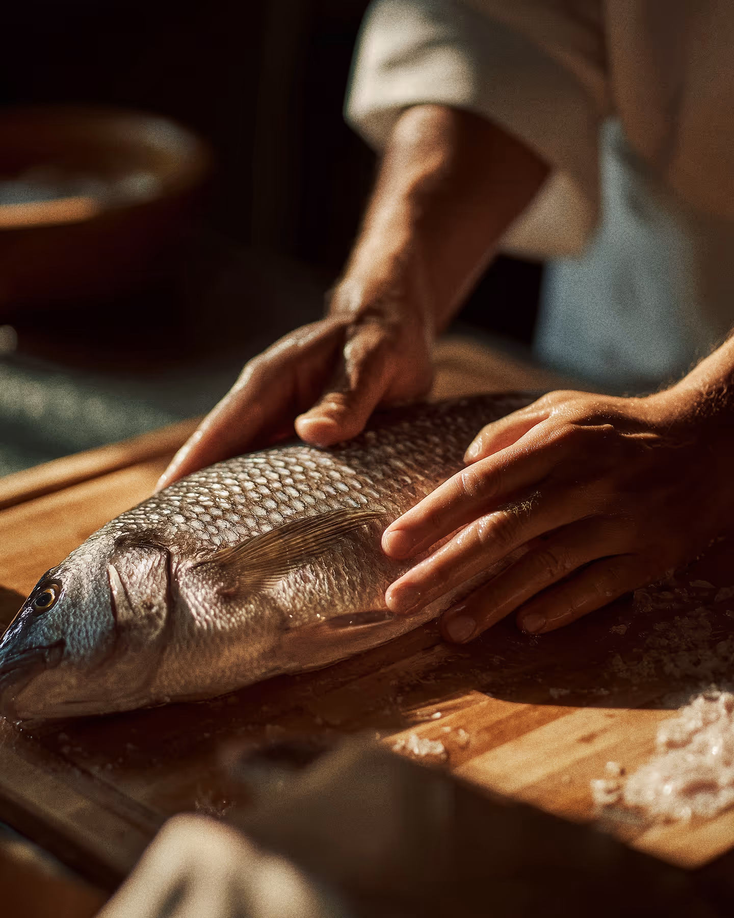 Fresh fish dish
